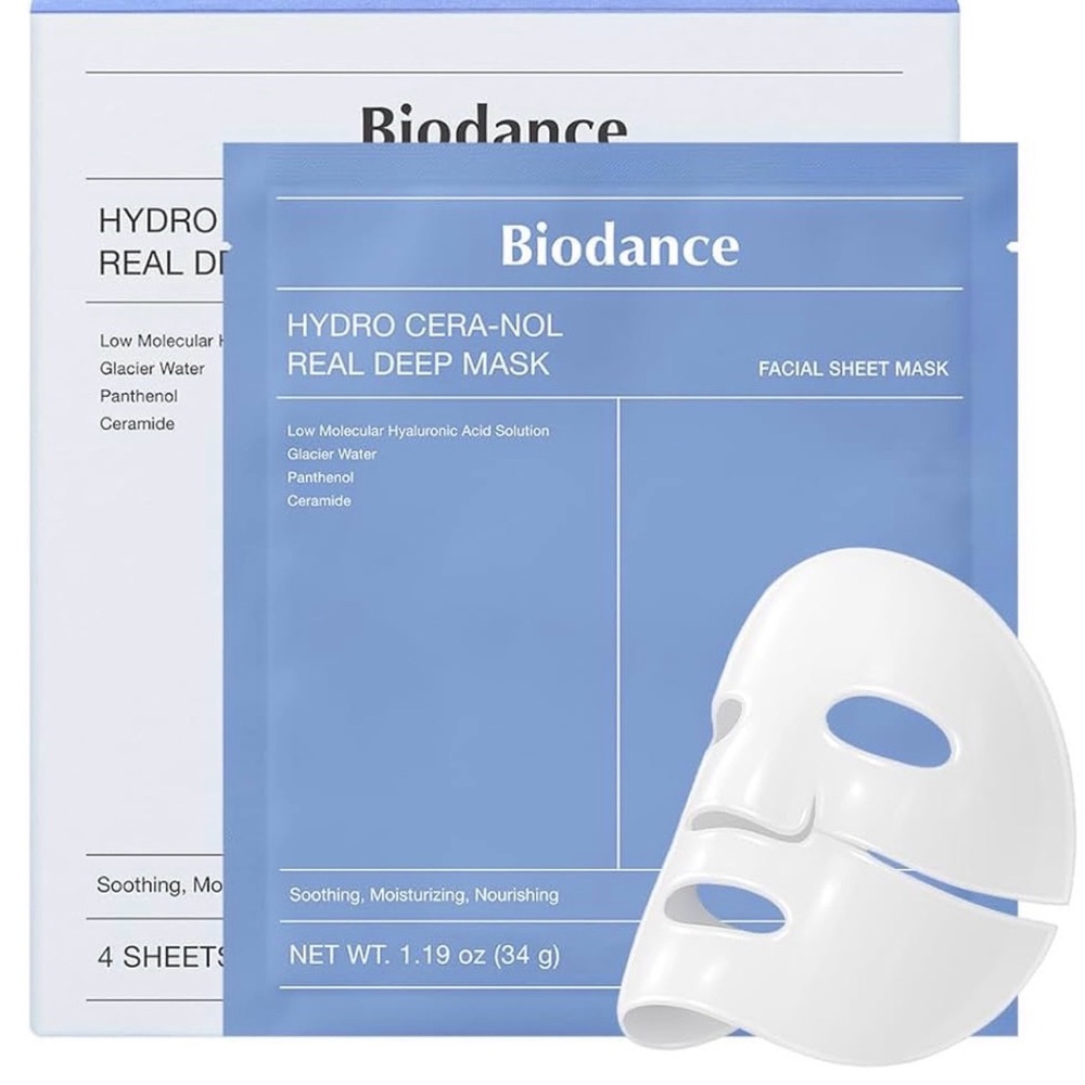 K-Beauty Biodance Hydro Cera-Nol‎ Facial Sheet Mask